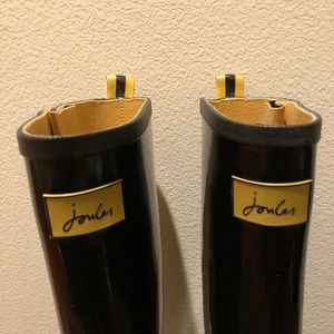 Joules Black & yellow rain boots ☔️ 👢